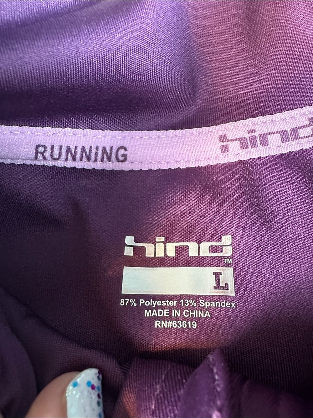 Hind Purple Running Performance Top - Picture 2 of 10